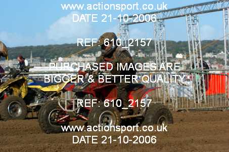 Photo: 610_2157 ActionSport Photography 21,22/10/2006 Weston Beach Race  _2_AdultQuadsSidecars #337