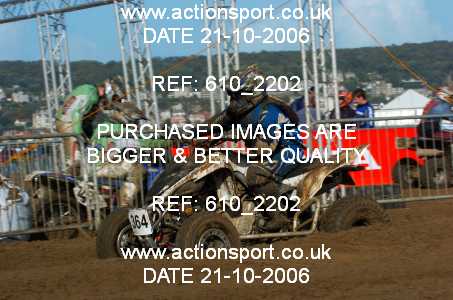 Photo: 610_2202 ActionSport Photography 21,22/10/2006 Weston Beach Race  _2_AdultQuadsSidecars #364