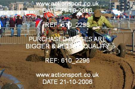 Photo: 610_2296 ActionSport Photography 21,22/10/2006 Weston Beach Race  _2_AdultQuadsSidecars #151