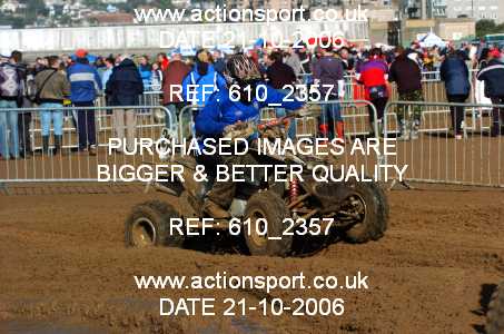 Photo: 610_2357 ActionSport Photography 21,22/10/2006 Weston Beach Race  _2_AdultQuadsSidecars #219
