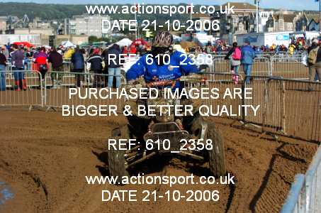 Photo: 610_2358 ActionSport Photography 21,22/10/2006 Weston Beach Race  _2_AdultQuadsSidecars #219
