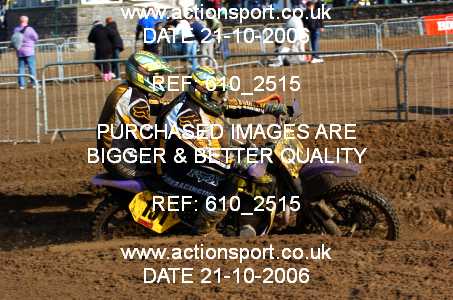 Photo: 610_2515 ActionSport Photography 21,22/10/2006 Weston Beach Race  _2_AdultQuadsSidecars #131