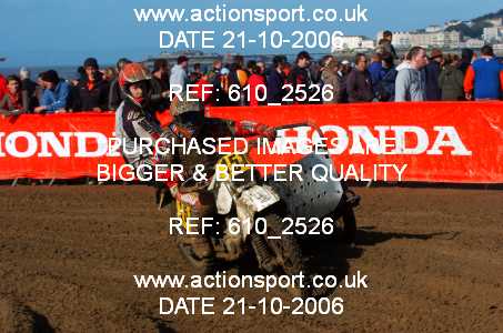 Photo: 610_2526 ActionSport Photography 21,22/10/2006 Weston Beach Race  _2_AdultQuadsSidecars #151