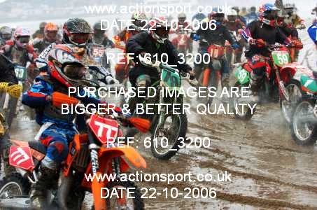 Photo: 610_3200 ActionSport Photography 21,22/10/2006 Weston Beach Race  _3_Youth85cc-ArmyHarleys #59