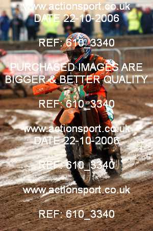 Photo: 610_3340 ActionSport Photography 21,22/10/2006 Weston Beach Race  _3_Youth85cc-ArmyHarleys #33