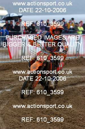 Photo: 610_3599 ActionSport Photography 21,22/10/2006 Weston Beach Race  _3_Youth85cc-ArmyHarleys #74