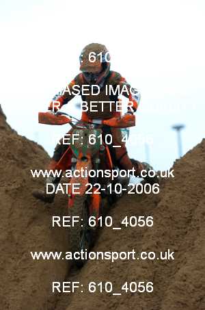 Photo: 610_4056 ActionSport Photography 21,22/10/2006 Weston Beach Race  _3_Youth85cc-ArmyHarleys #33