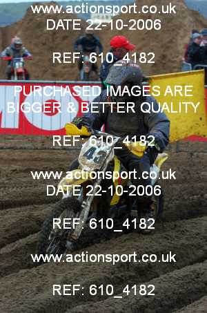 Photo: 610_4182 ActionSport Photography 21,22/10/2006 Weston Beach Race  _3_Youth85cc-ArmyHarleys #43