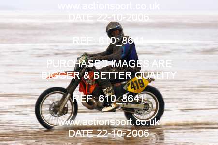 Photo: 610_8641 ActionSport Photography 21,22/10/2006 Weston Beach Race  _4_AdultsSolos #419
