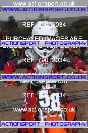 Photo: 790_2034 ActionSport Photography 08/09/2007 BSMA UK Girls National - Foxholes  _2_Juniors #58
