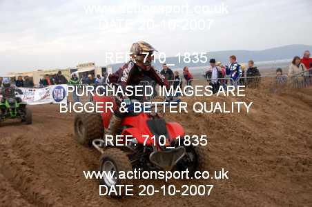 Photo: 710_1835 ActionSport Photography 20,21/10/2007 Weston Beach Race 2007  _3_YouthQuads #53