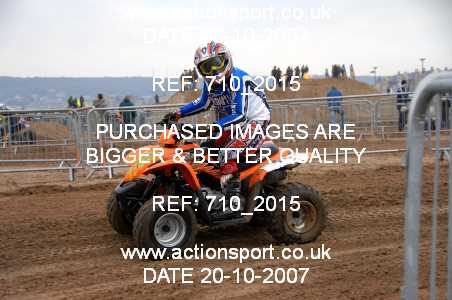 Photo: 710_2015 ActionSport Photography 20,21/10/2007 Weston Beach Race 2007  _3_YouthQuads #44