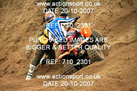 Photo: 710_2301 ActionSport Photography 20,21/10/2007 Weston Beach Race 2007  _3_YouthQuads #44