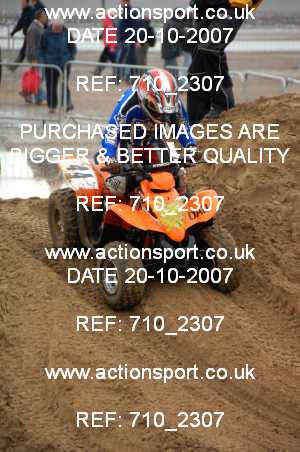 Photo: 710_2307 ActionSport Photography 20,21/10/2007 Weston Beach Race 2007  _3_YouthQuads #44
