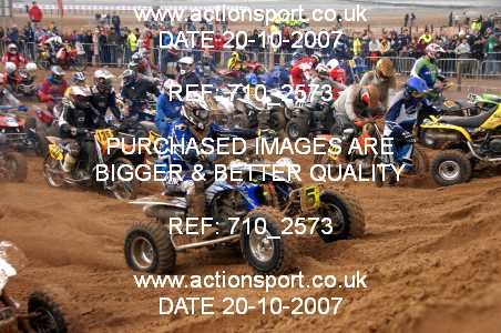 Photo: 710_2573 ActionSport Photography 20,21/10/2007 Weston Beach Race 2007  _2_AdultQuads-Sidecars #5
