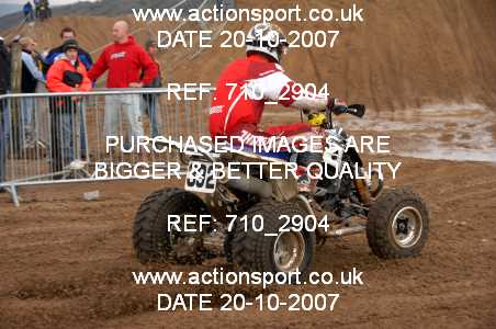 Photo: 710_2904 ActionSport Photography 20,21/10/2007 Weston Beach Race 2007  _2_AdultQuads-Sidecars #392