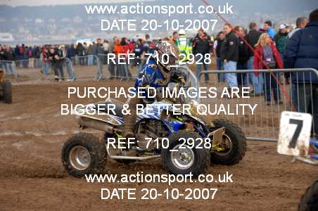 Photo: 710_2928 ActionSport Photography 20,21/10/2007 Weston Beach Race 2007  _2_AdultQuads-Sidecars #5