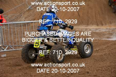 Photo: 710_2929 ActionSport Photography 20,21/10/2007 Weston Beach Race 2007  _2_AdultQuads-Sidecars #5