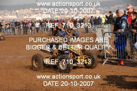 Photo: 710_3213 ActionSport Photography 20,21/10/2007 Weston Beach Race 2007  _2_AdultQuads-Sidecars #5