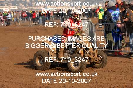 Photo: 710_3247 ActionSport Photography 20,21/10/2007 Weston Beach Race 2007  _2_AdultQuads-Sidecars #392