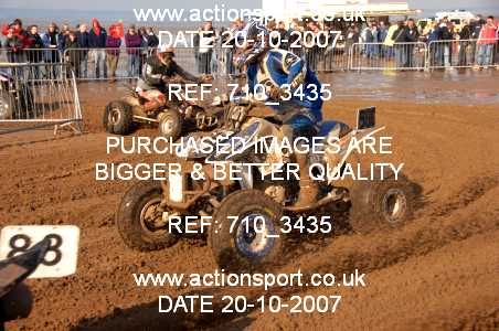 Photo: 710_3435 ActionSport Photography 20,21/10/2007 Weston Beach Race 2007  _2_AdultQuads-Sidecars #556
