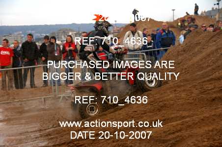 Photo: 710_4636 ActionSport Photography 20,21/10/2007 Weston Beach Race 2007  _2_AdultQuads-Sidecars #554