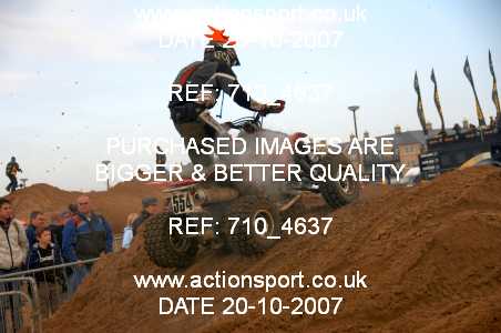 Photo: 710_4637 ActionSport Photography 20,21/10/2007 Weston Beach Race 2007  _2_AdultQuads-Sidecars #554
