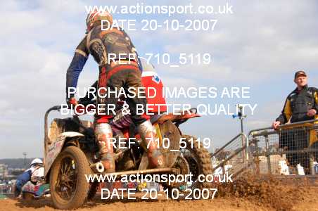 Photo: 710_5119 ActionSport Photography 20,21/10/2007 Weston Beach Race 2007  _2_AdultQuads-Sidecars #9102