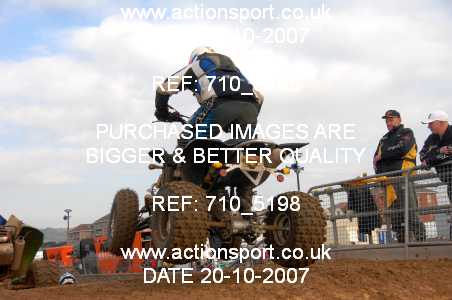 Photo: 710_5198 ActionSport Photography 20,21/10/2007 Weston Beach Race 2007  _2_AdultQuads-Sidecars #9001