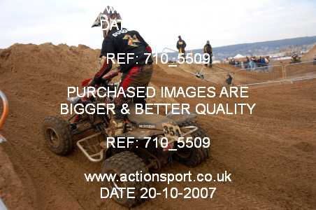 Photo: 710_5509 ActionSport Photography 20,21/10/2007 Weston Beach Race 2007  _2_AdultQuads-Sidecars #354