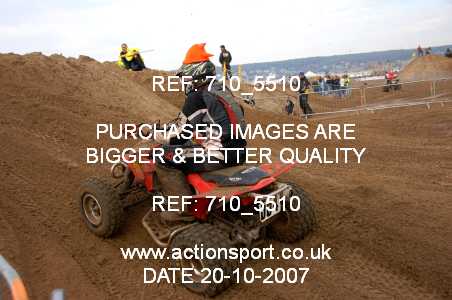 Photo: 710_5510 ActionSport Photography 20,21/10/2007 Weston Beach Race 2007  _2_AdultQuads-Sidecars #554