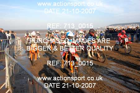Photo: 713_0015 ActionSport Photography 20,21/10/2007 Weston Beach Race 2007  _4_85cc #177