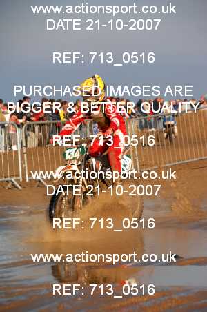 Photo: 713_0516 ActionSport Photography 20,21/10/2007 Weston Beach Race 2007  _4_85cc #134