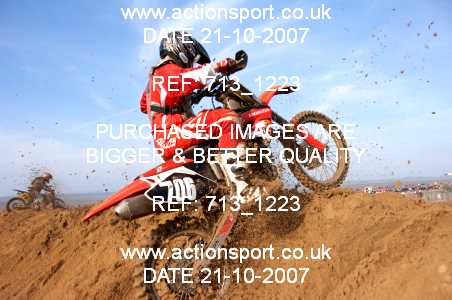 Photo: 713_1223 ActionSport Photography 20,21/10/2007 Weston Beach Race 2007  _5_AdultSolos #706