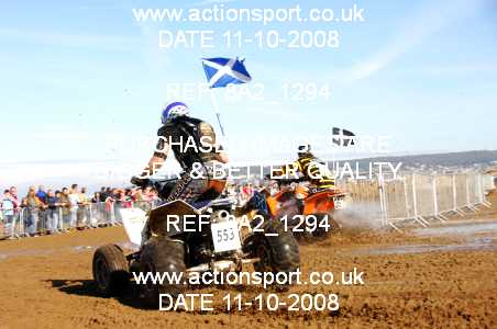 Photo: 8A2_1294 ActionSport Photography 11,12/10/2008 Weston Beach Race  _2_AdultQuads-Sidecars #553