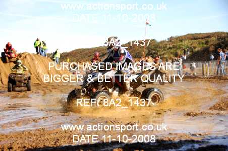Photo: 8A2_1437 ActionSport Photography 11,12/10/2008 Weston Beach Race  _2_AdultQuads-Sidecars #209