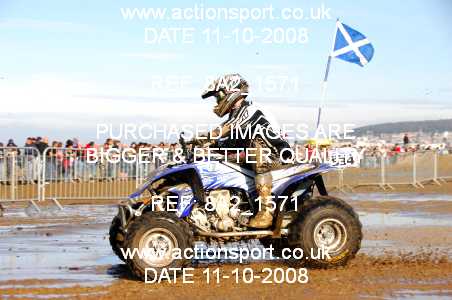 Photo: 8A2_1571 ActionSport Photography 11,12/10/2008 Weston Beach Race  _2_AdultQuads-Sidecars #534