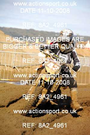 Photo: 8A2_4961 ActionSport Photography 11,12/10/2008 Weston Beach Race  _1_Junior65cc #43