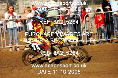 Photo: 8A2_5264 ActionSport Photography 11,12/10/2008 Weston Beach Race  _1_Junior65cc #24