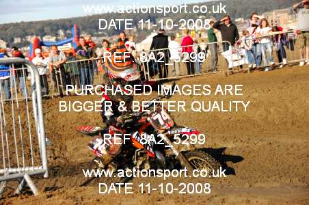 Photo: 8A2_5299 ActionSport Photography 11,12/10/2008 Weston Beach Race  _1_Junior65cc #74