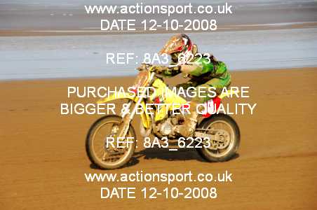 Photo: 8A3_6223 ActionSport Photography 11,12/10/2008 Weston Beach Race  _4_Youth85cc #133