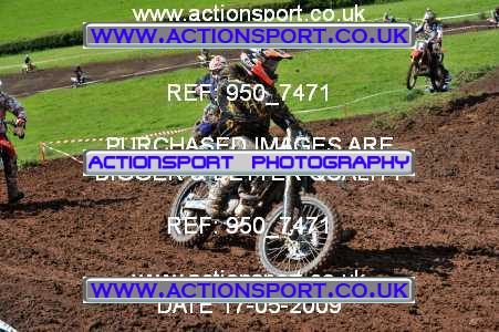Photo: 950_7471 ActionSport Photography 17/05/2009 AMCA Upton Motorsports Club - Longdon  _5_MX1_Juniors #43