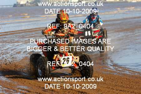 Photo: 9A2_0404 ActionSport Photography 10,11/10/2009 Weston Beach Race 2009  _2_YouthQuads #26