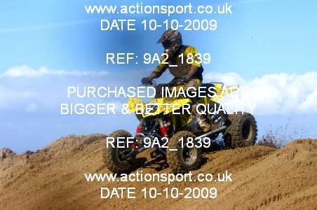 Photo: 9A2_1839 ActionSport Photography 10,11/10/2009 Weston Beach Race 2009  _3_QuadsSidecars #575