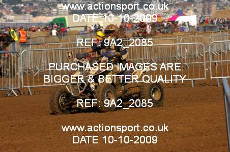 Photo: 9A2_2085 ActionSport Photography 10,11/10/2009 Weston Beach Race 2009  _3_QuadsSidecars #305
