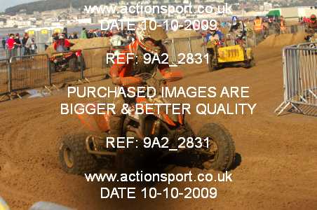 Photo: 9A2_2831 ActionSport Photography 10,11/10/2009 Weston Beach Race 2009  _3_QuadsSidecars #573