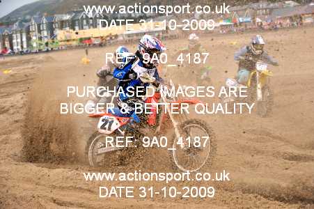 Photo: 9A0_4187 ActionSport Photography 31Oct,01/11/2009 ORPA Barmouth Beach Race  _4_MX2 #21