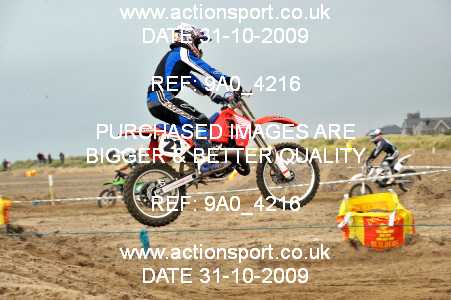 Photo: 9A0_4216 ActionSport Photography 31Oct,01/11/2009 ORPA Barmouth Beach Race  _4_MX2 #21