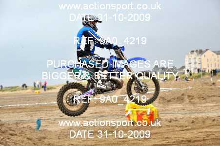 Photo: 9A0_4219 ActionSport Photography 31Oct,01/11/2009 ORPA Barmouth Beach Race  _4_MX2 #13