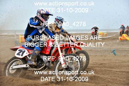 Photo: 9A0_4278 ActionSport Photography 31Oct,01/11/2009 ORPA Barmouth Beach Race  _4_MX2 #21